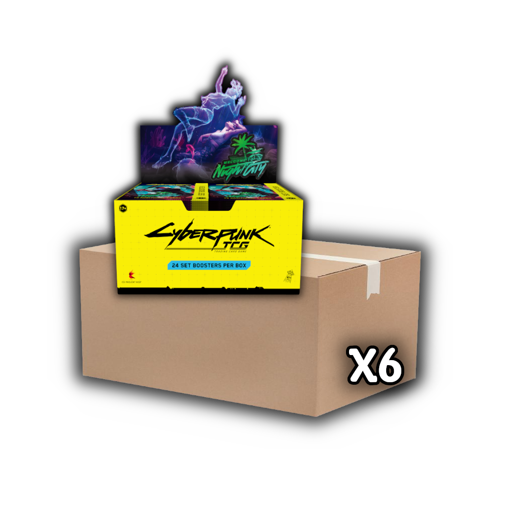Cyberpunk TCG Booster Box Sealed Case (x6 Booster Boxes)