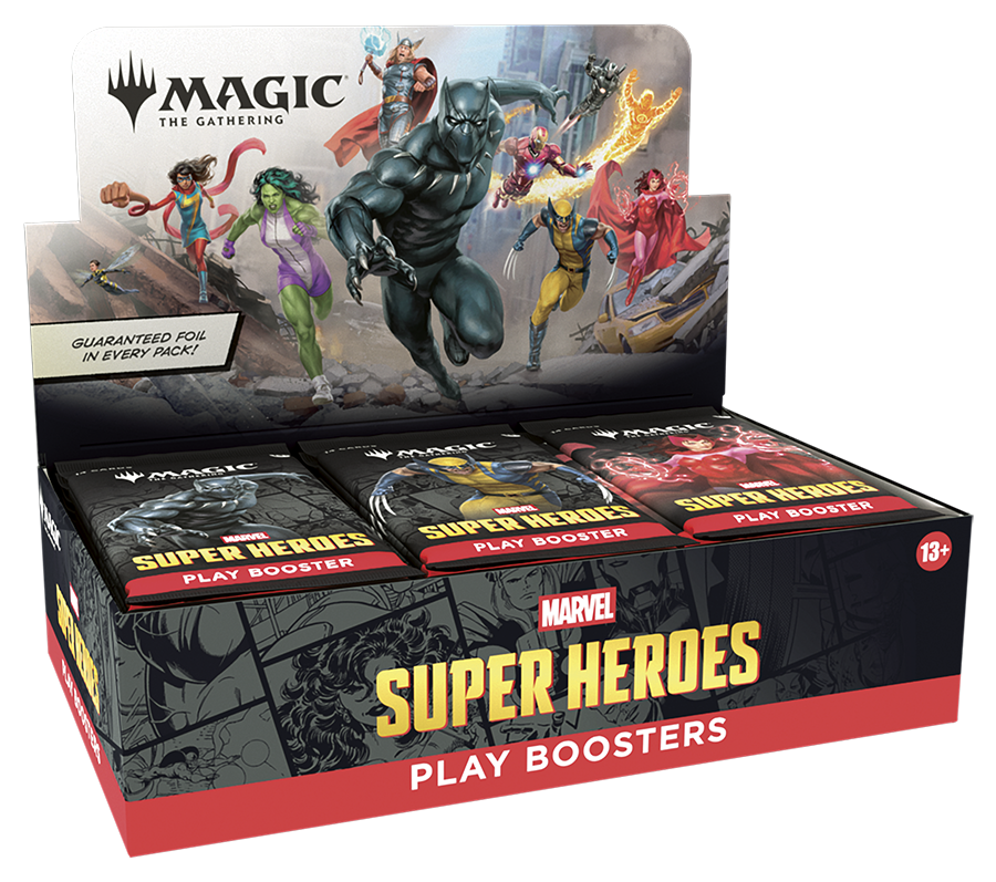 MTG:  Marvel Super Heroes Play Booster Display
