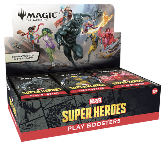 MTG:  Marvel Super Heroes Play Booster Display