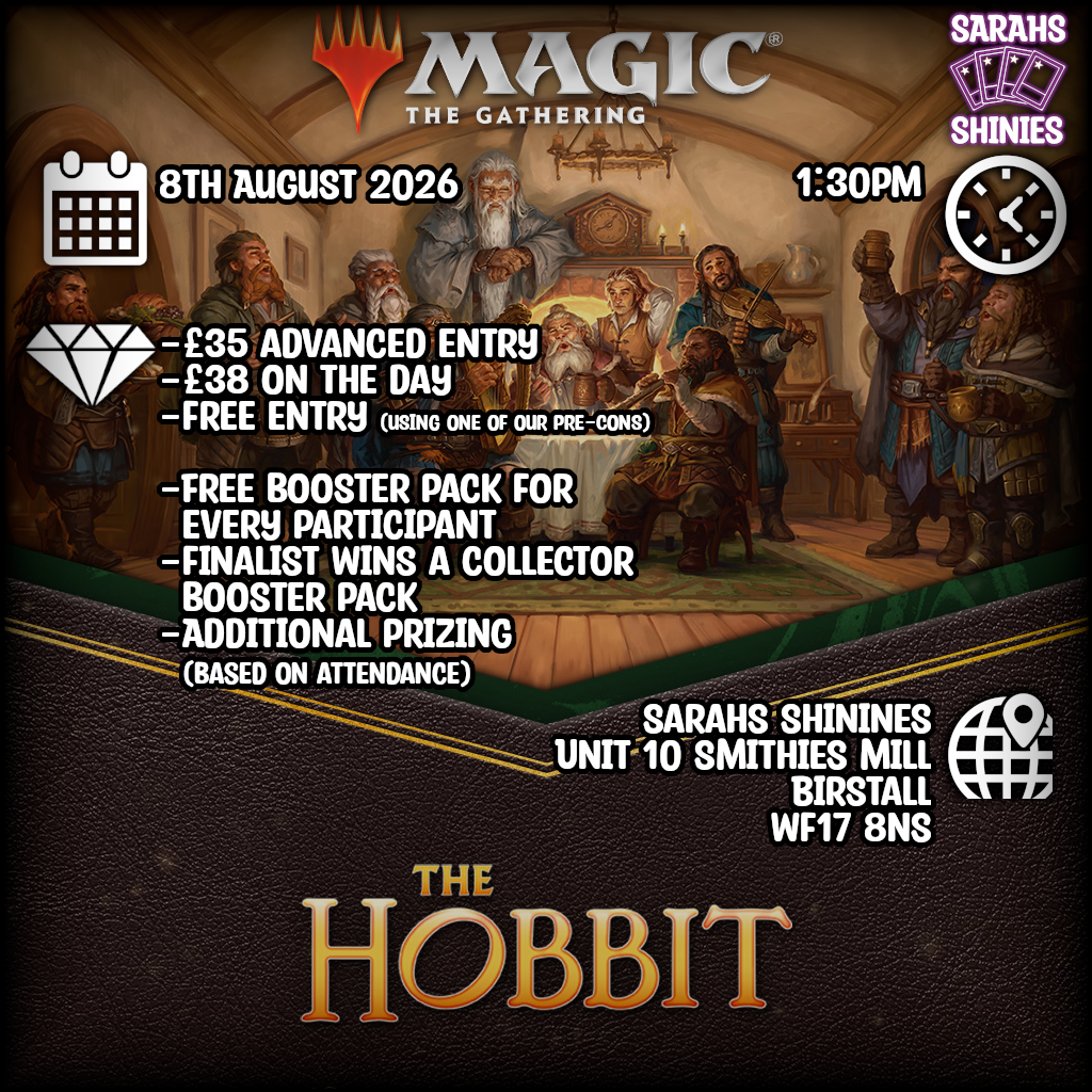 MTG: The Hobbit - Pre Release Ticket (08/08/2026 @ 1:30pm) Free Or Paid