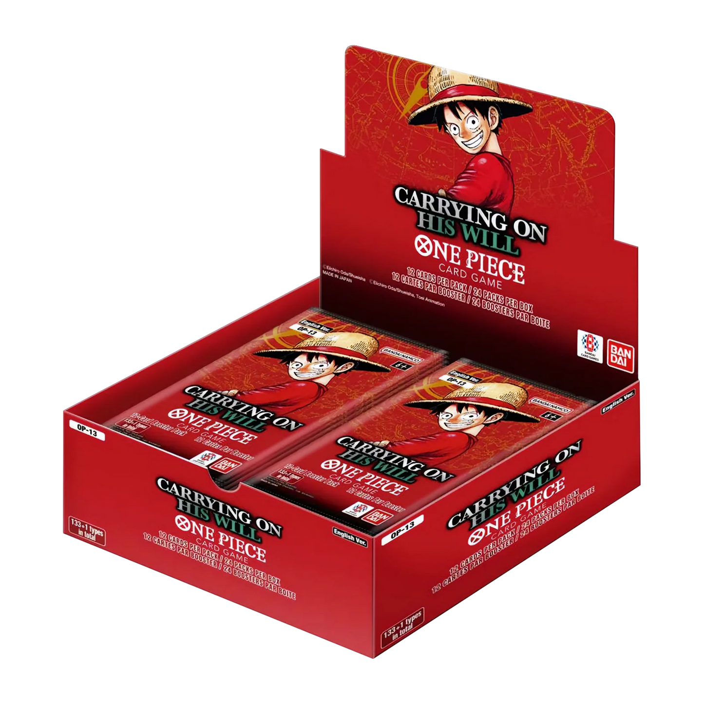 One Piece TCG - (OP-13) - Booster Box Case (12x Booster Boxes)