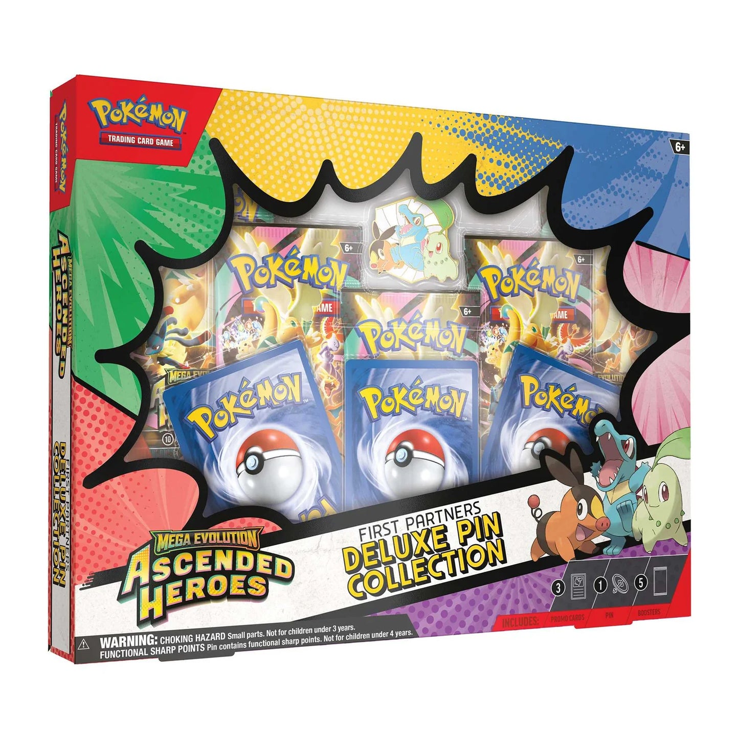 Pokemon Ascended Heroes - First Partners Deluxe Pin Collection