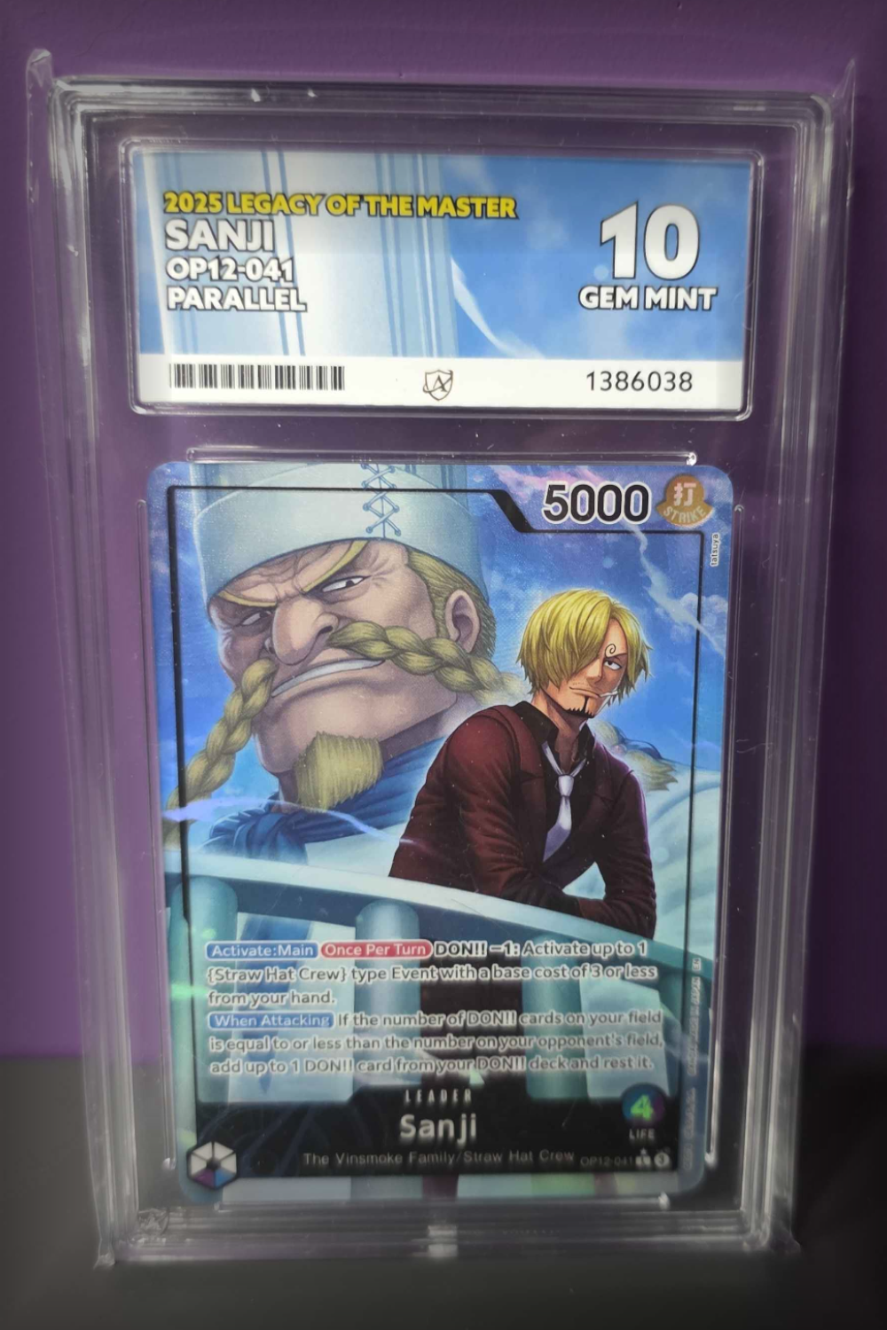 Sanji - OP12-041 - Ace 10