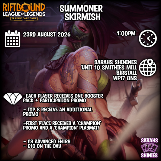 Riftbound - Summoner Skirmish - Ticket (23/08/2026 @ 1:00pm)